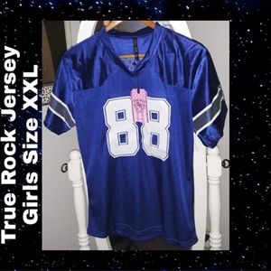 True Rock Jersey Size XXL Girls Blue White